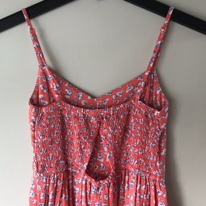 Orange Floral Sundress